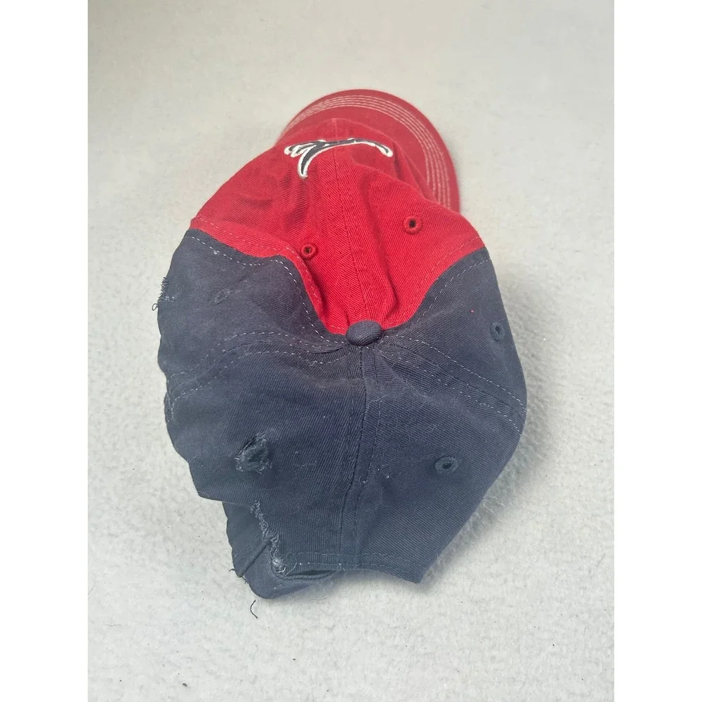 Fan Favorite Atlanta Braves Hat Kids One Size Red Navy Distressed Baseball Cap